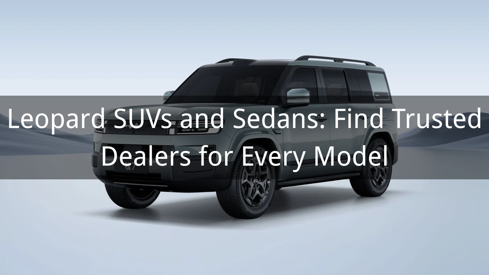 سيارات الدفع الرباعي والسيارات السيدان من الطراز القديم: ابحث عن عملاء موثوق بهم لكل الأذواق 
   